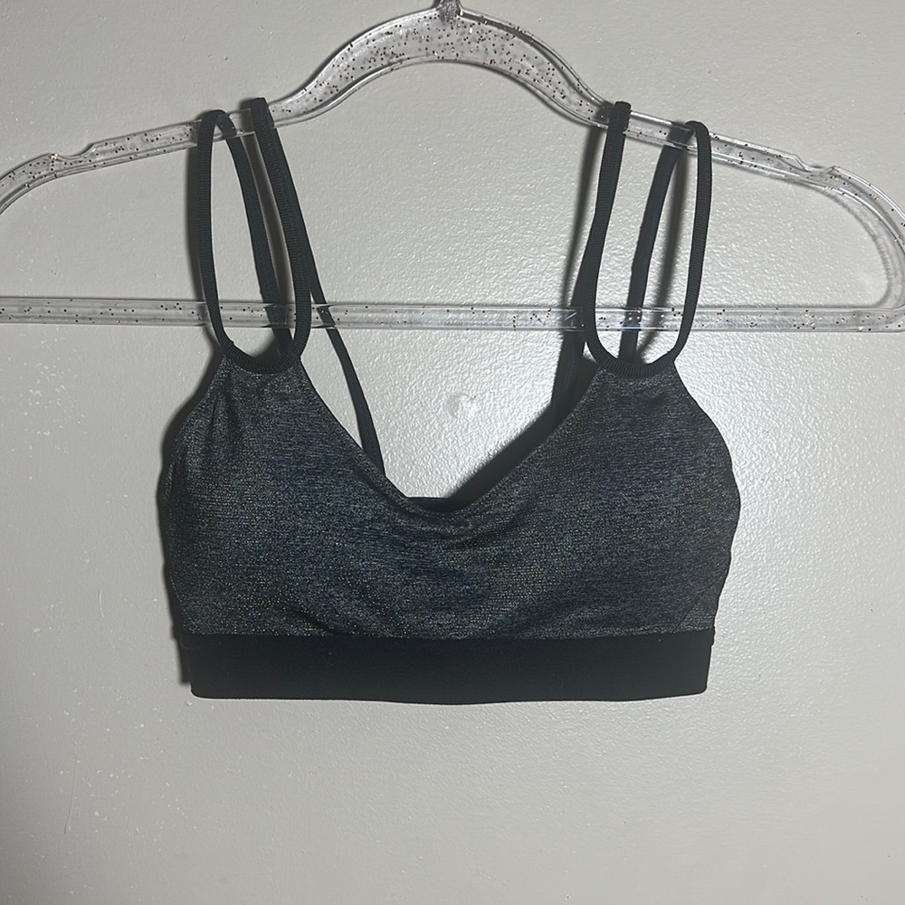 Nike Dri Fit Metallic Sparkly‎ Padded Sports Bra | XS